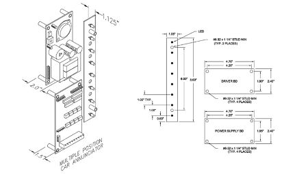 Picture of MULTIPLE POSITION CAR ANNUNCIATOR