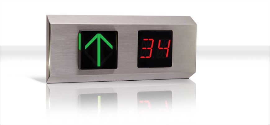 Picture of 2" Double Character with 3” Independent Direction Arrow