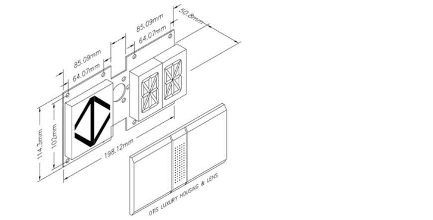 Picture of 2.2" Double Character / 2.5” Independent Direction Arrow 