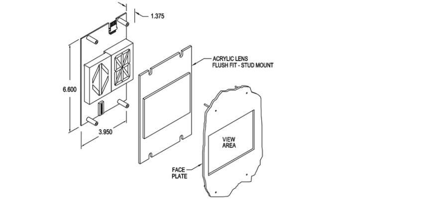Picture of 2.2" Single Character / 2.5” Independent Direction Arrow 