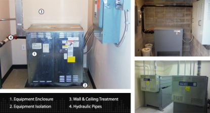 Picture of Acoustics Group CQuiet 5 Point Hydraulic Elevator System Noise Treatment